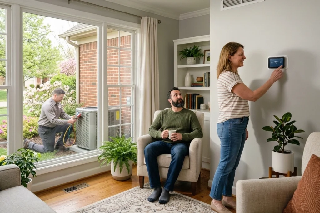 Spring AC preparation helps Ohio home get ready for warm weather